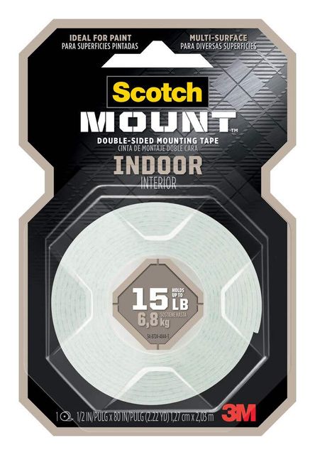 Scotch-Mount Indoor Double-Sided Mounting Tape 127mm x 2.03m