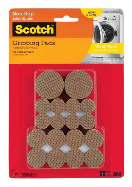 Scotch Gripping Pads Brown - 36 Pack