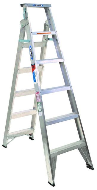 Werner Aluminium Dual Purpose Ladder 1.8/3.2m 120kg Industrial