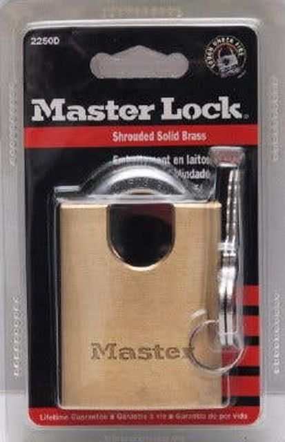 Master Lock Padlock Brass 50mm