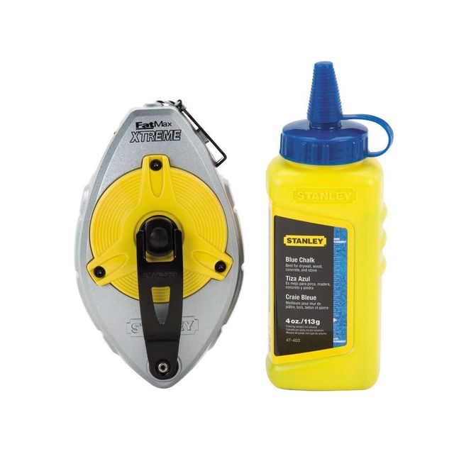 Stanley FatMax Pro Chalk Line Reel with Blue Chalk 30m 4oz