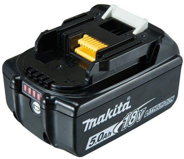 Makita 18V 5.0Ah Battery with Fuel Gauge