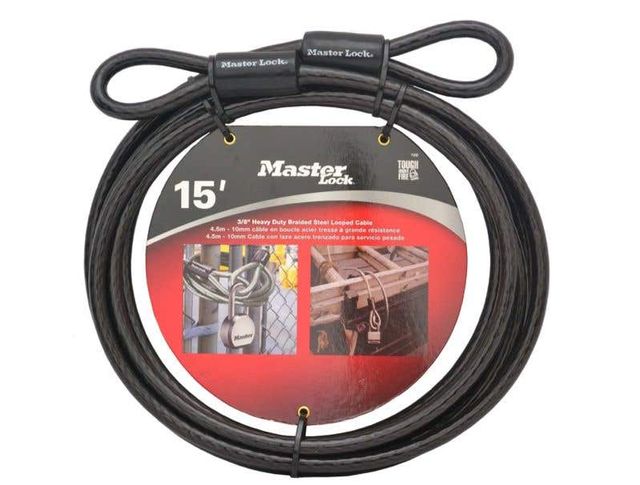 Masterlock Steel Braid Cable Lock 4.6m