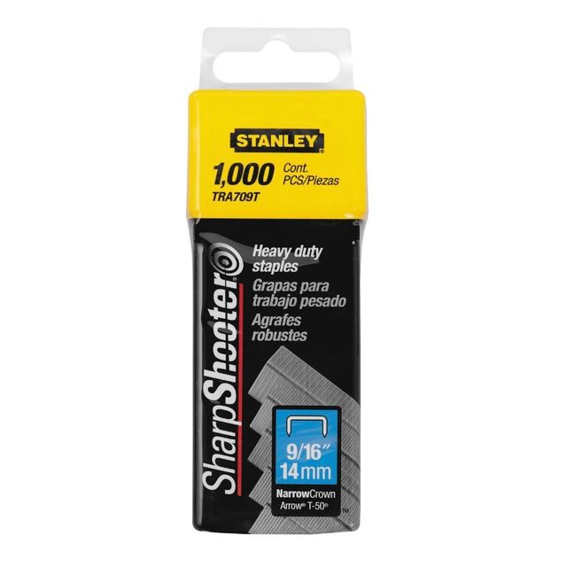 Stanley 9/16Inch Heavy Duty Staples Tra709T