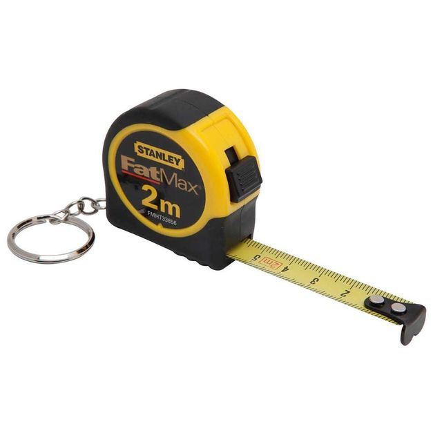 Stanley FatMax Keychain Tape 2m