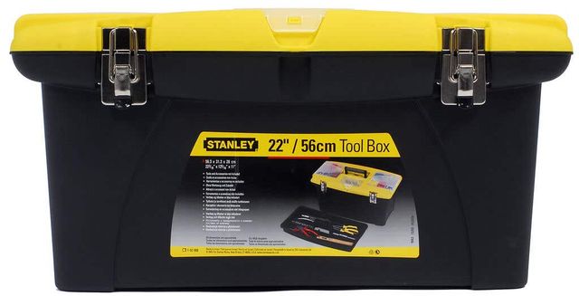 Stanley Jumbo Toolbox With Metal Clips 560mm