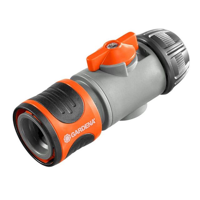 GARDENA Hose Connector With Control Valve 13mm