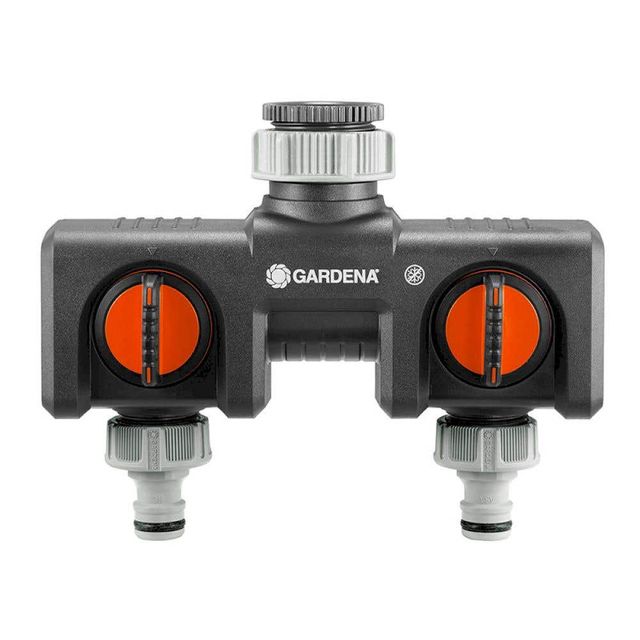 GARDENA Parallel Twin Tap Connector 13mm