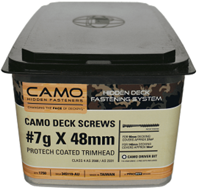 Camo Screw Protech Hidden Deck 48mm x 7G - Box of 1750