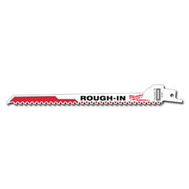 Milwaukee 185mm 5Tpi Bi-Metal Reciprocating Saw Blade For Wood/Nail Cutting - Rough In - 5 Piece