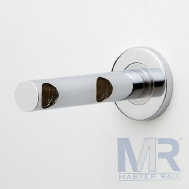 Pillar End Double Chrome Pair