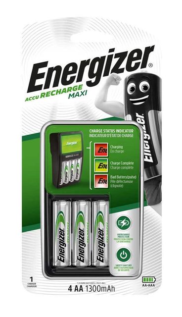 Energizer Maxi Charger 4 Pack
