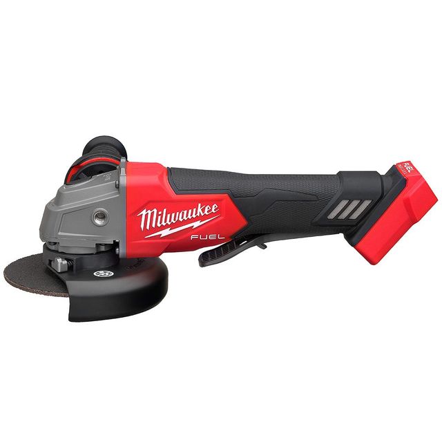 MILWAUKEE 18V FUEL™ Brushless 125mm Angle Grinder w. Deadman Paddle Switch Skin M18FAG125XPD-0