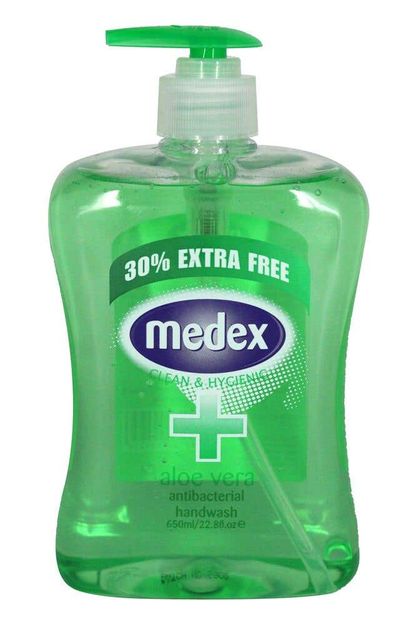 Medex Handwash Antibacterial Aloe Vera 650ml