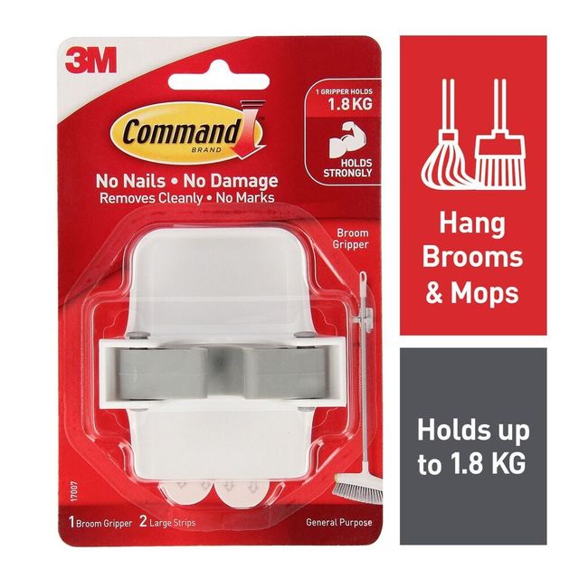 Command Broom Gripper - 1 Pack