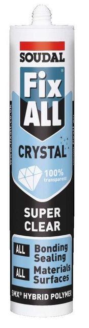 Soudal Fix All Sealant Crystal Clear 290ml