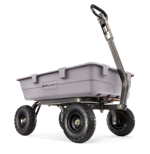 Gorilla Carts™ Poly Yard Cart 360kg