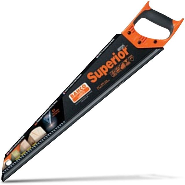 Bahco Ergo Superior Handsaw, 550mm, For Medium Coarse Wood 260022Xthp