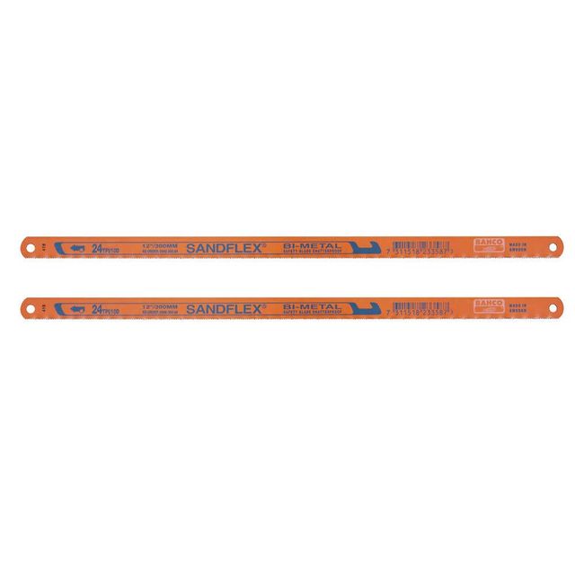 Bahco Bi-Metal Hacksaw Blade 300mm - 2 Pack