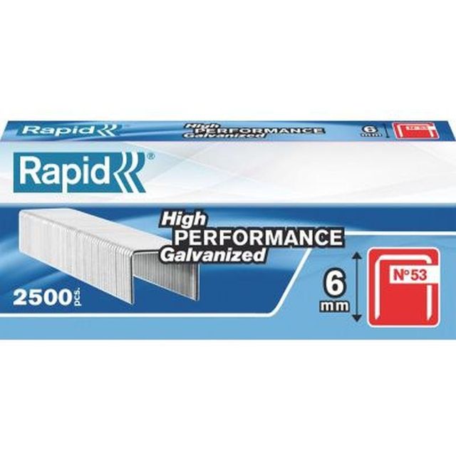 Rapid Staple No.53 6mm - Box of 2500