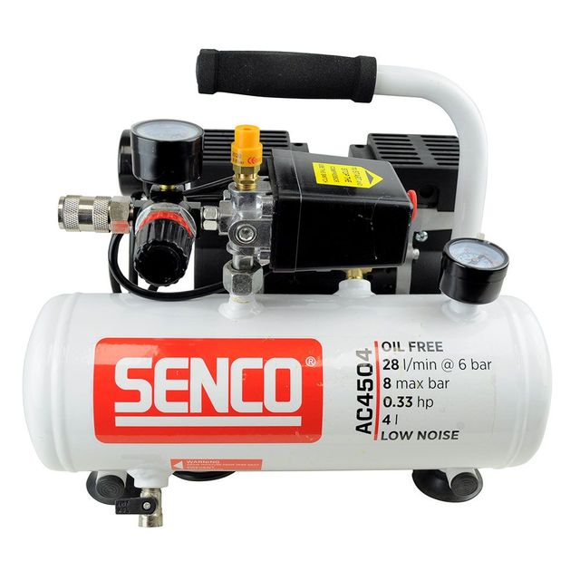 Senco 0.33Hp 4L Oil Free Direct Drive Air Compressor Ac4504