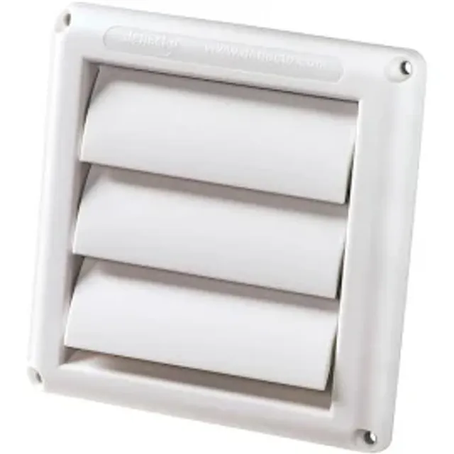 Deflecto Gravity Wall Vent White 150mm