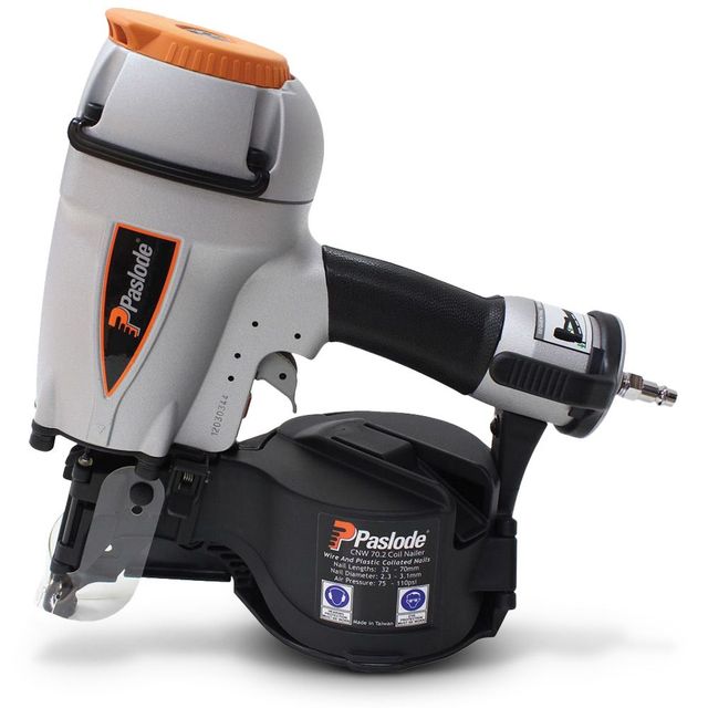 Paslode 32-70mm 15-Deg Air Nailer Coiler B21095