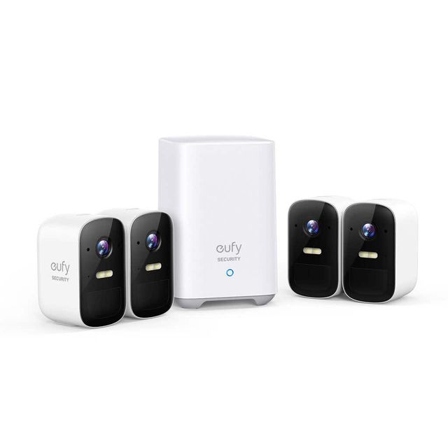 Eufy 1080p 2C Wireless Security Camera & Homebase Kit - T8833CD2