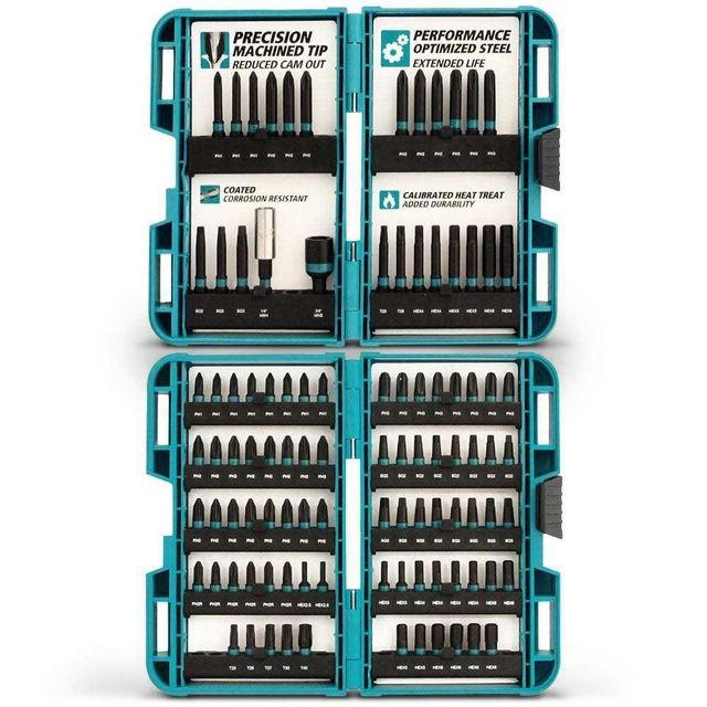 Makita Impact Screwdriver Bit Set - Impact-X - 100 Piece