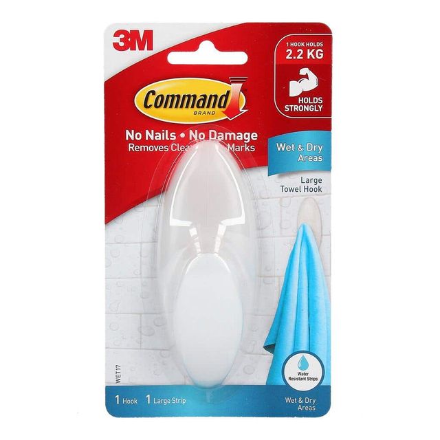 Command Wet Area Hook Large