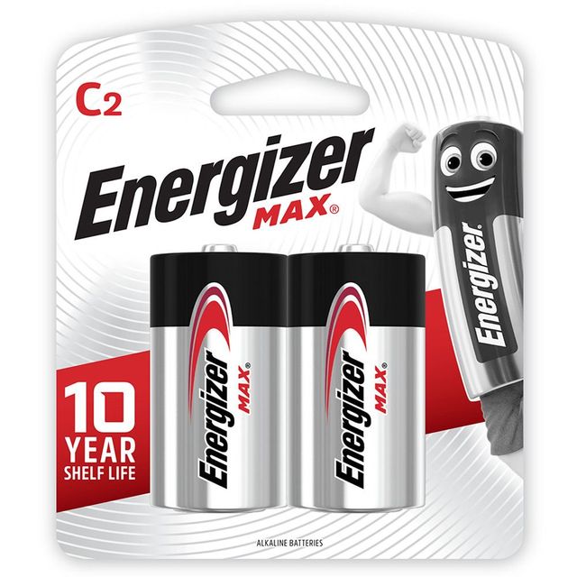 Energizer C 1.5V Alkaline Battery - 2 Pack