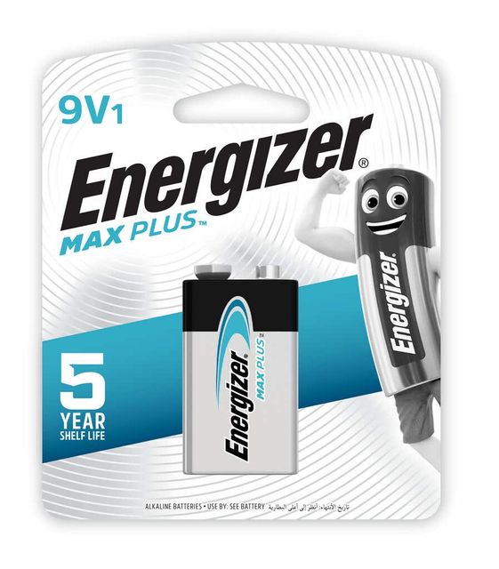 Energizer Battery Max Plus 9V 1 Pack