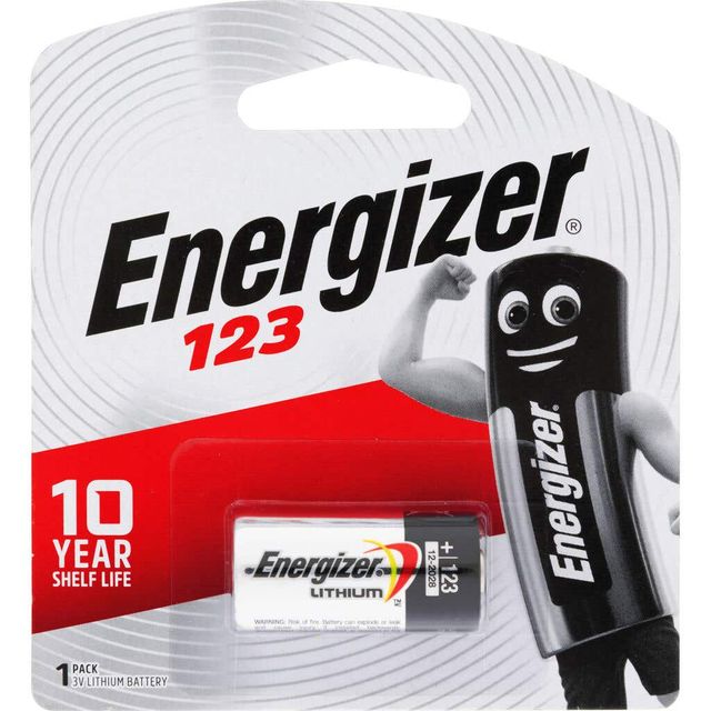 Energizer Battery Lithium Photo 3V 123 1 Pack