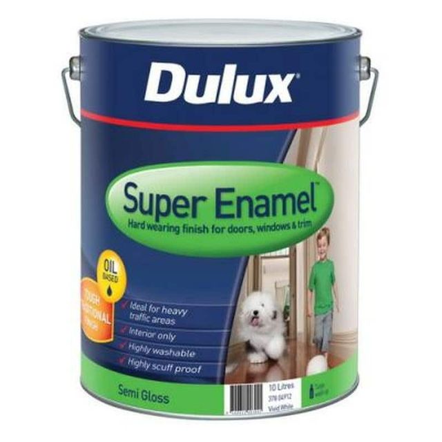 Dulux Super Enamel Vivid White 10L