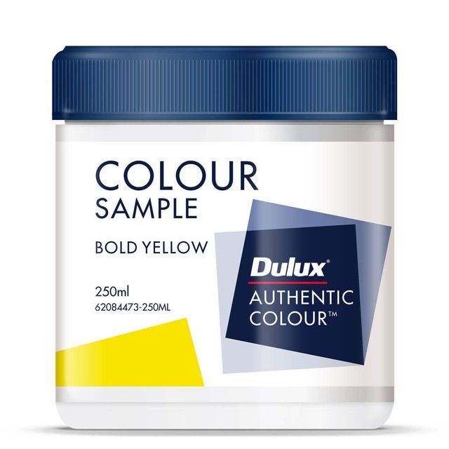 Dulux Sample Pot Bold Yellow 250ml