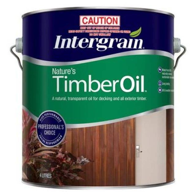 Intergrain Nature's Timber Oil 4L