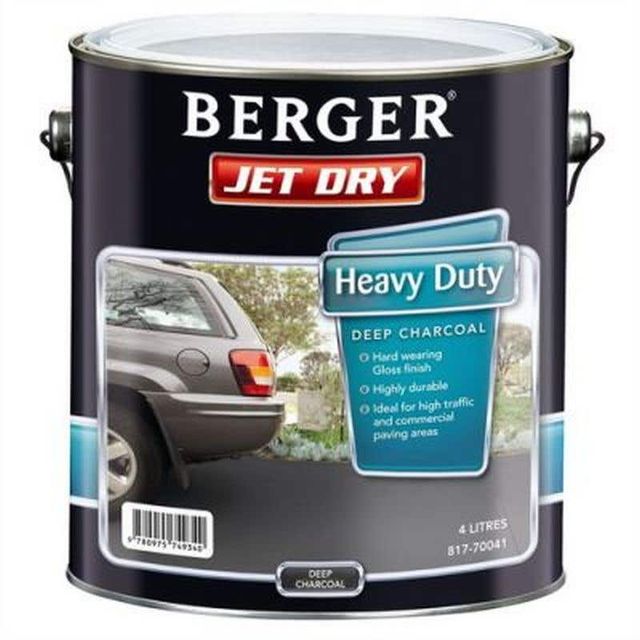 Jetdry Gloss Hd Deep Charcoal 4L