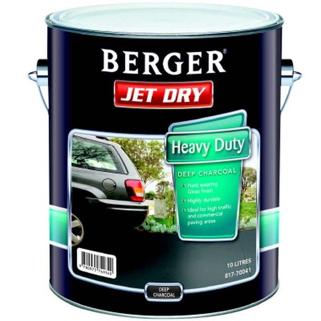 Jetdry Gloss Hd Deep Charcoal 10L