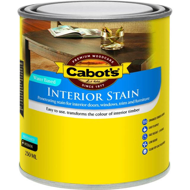 Cabot's Interior Stain Water Based Walnut 250ml