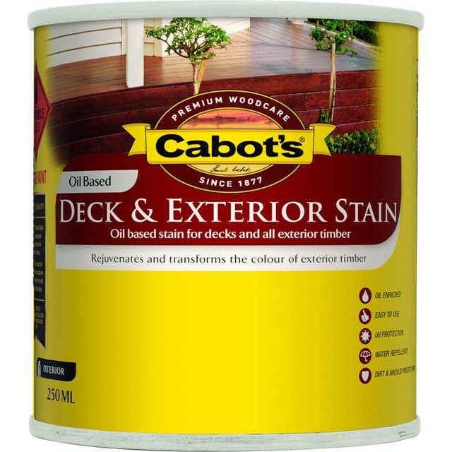 Cabot's Deck and Exterior Stain Oil Based Beach House Grey 250ml