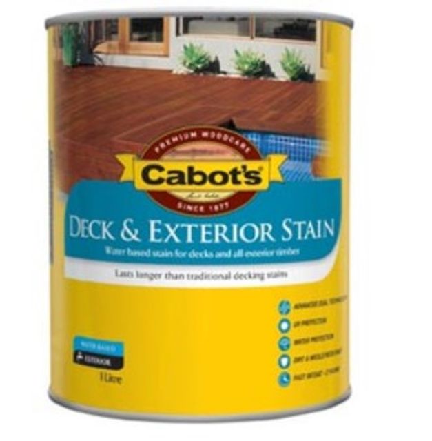 Cabot's Deck & Exterior Stain Water Based Beach House Grey 250ml