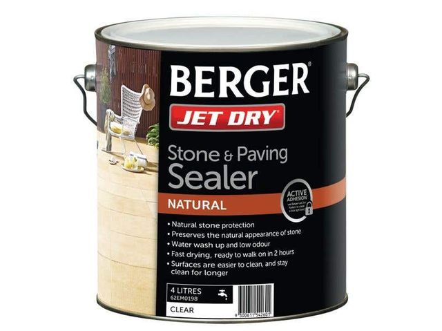 Berger Jet Dry Stone & Paver Sealer Natural 4L