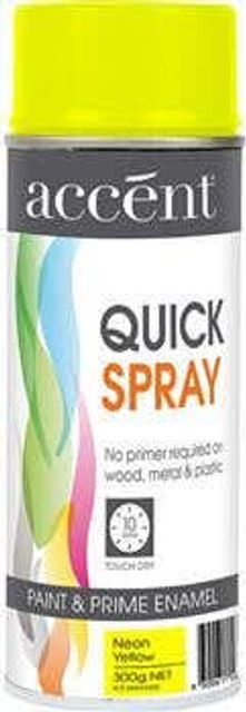Accent Quickspray Neon Yellow 300G