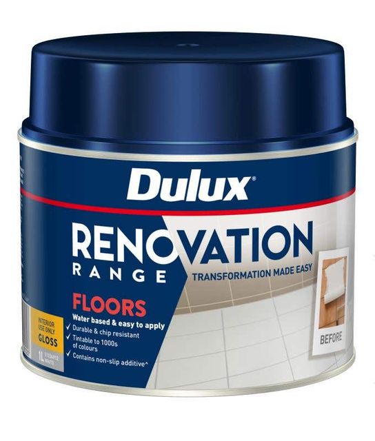 Dulux Renovation Range Floors Gloss White 1L