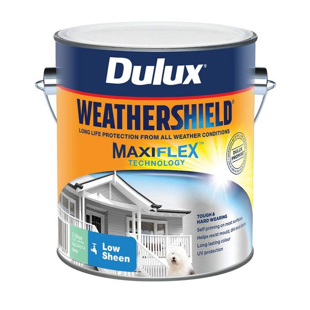 Dulux Weathershield Exterior Low Sheen Deep 2L