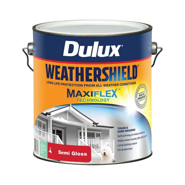 Dulux Weathershield Exterior Semi Gloss Deep 4L