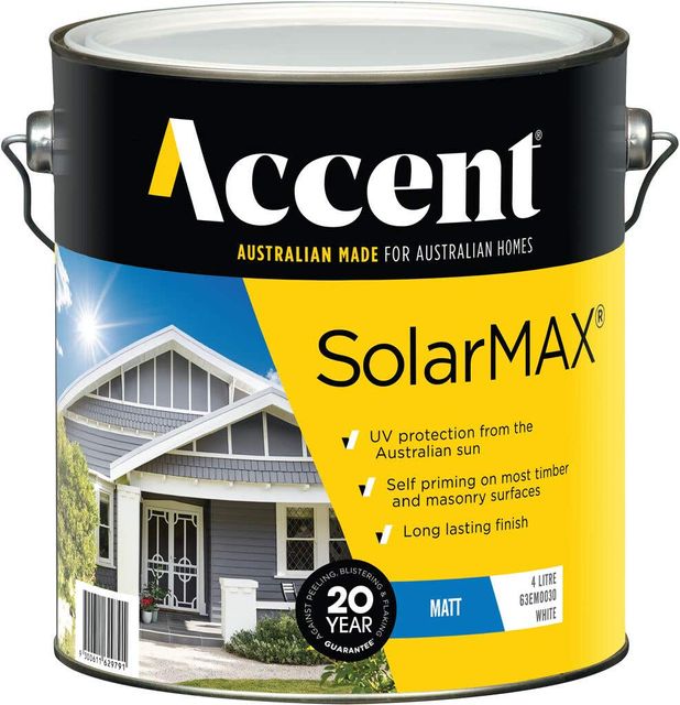 Accent SolarMAX Exterior Matt White 4L