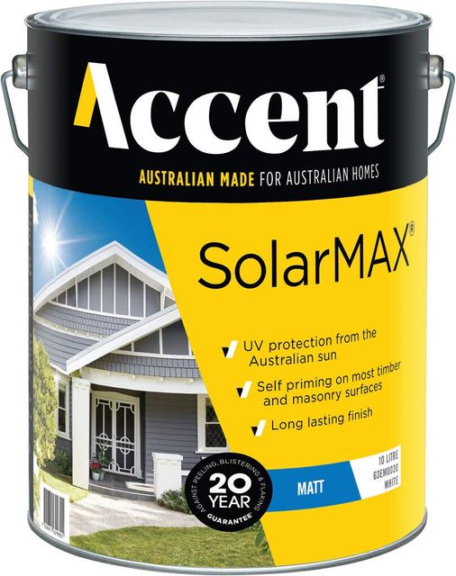 Accent SolarMAX Exterior Matt White 10L