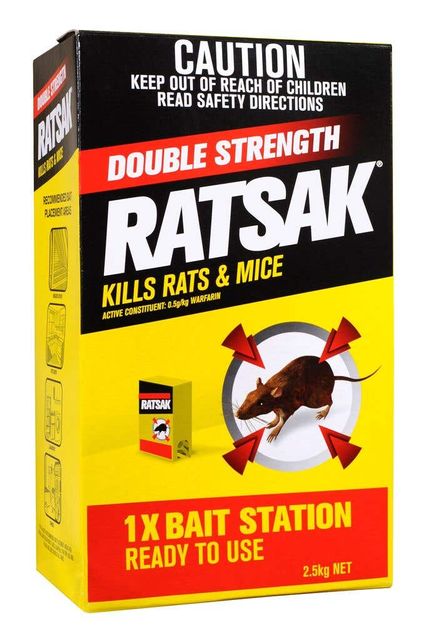 Ratsak Pellets Double Strength 2.5kg