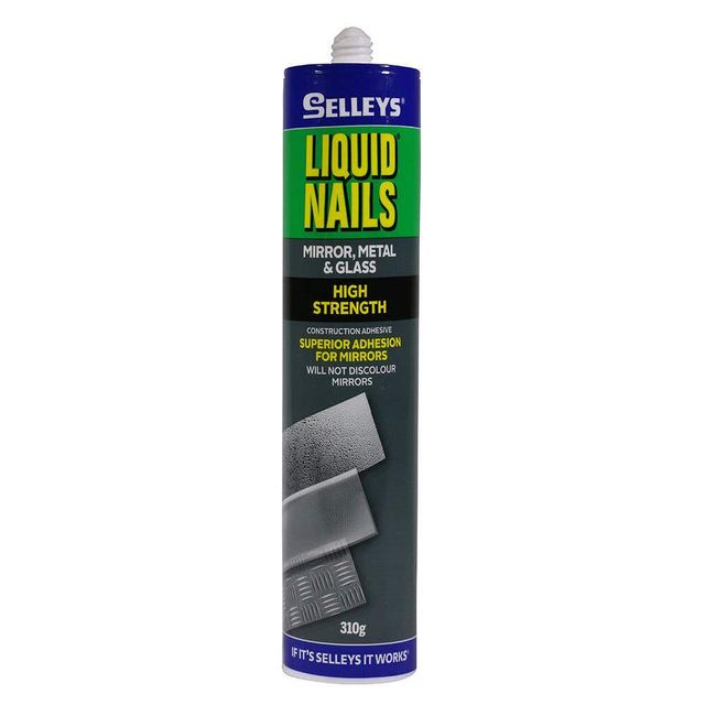 Selleys Liquid Nails Adhesive Mirror Metal Glass 310g